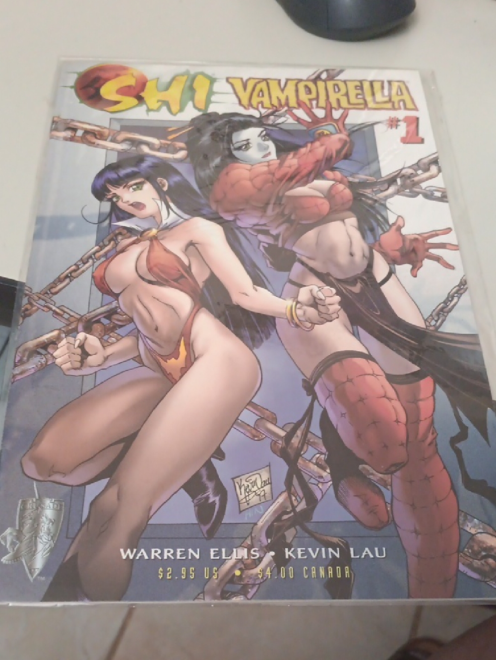 Vampirella & Shi Comic Book - Color Cover